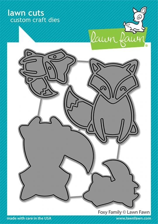 LF2807 - foxy family die - Lawn Fawn