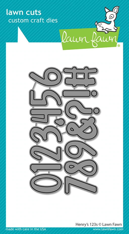 LF2815 - henry's 123s Dies - Lawn Fawn