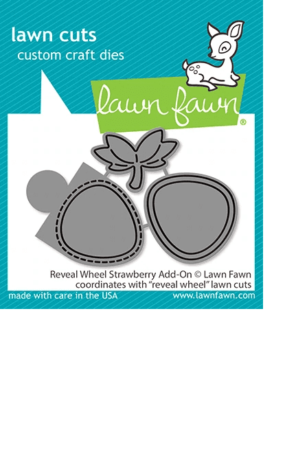 LF2820 - reveal wheel strawberry add-on Die - Lawn Fawn