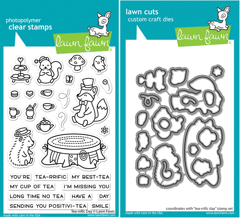 LF2857 - tea-rrific day - Lawn Fawn Dies
