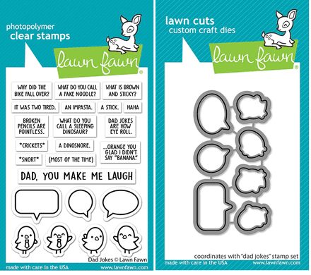 LF2863 - Dad Jokes - Lawn Fawn Clear Stamps
