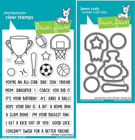 LF2867 - All Star - Lawn Fawn Clear Stamp
