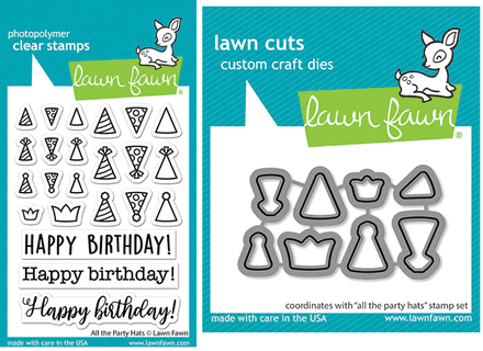 LF2872 - all the party hats - Clear Stamps