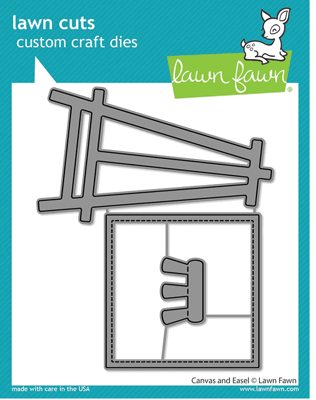 LF2874 - canvas and easel - Lawn Fawn Dies