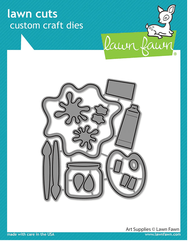 LF2875 - art supplies - Lawn Fawn Dies