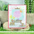 LF2895 - paint splatter background stencil - Lawn Fawn Stencils