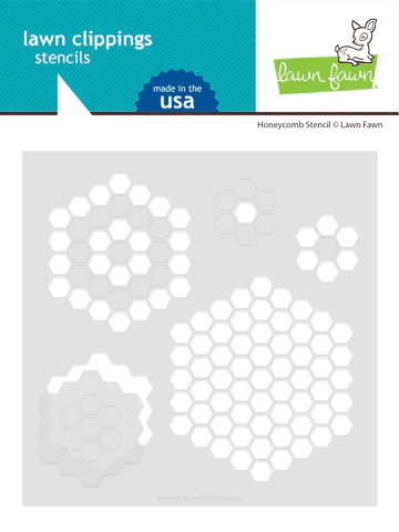 LF2925 - honeycomb stencil - Lawn Fawn Stencils