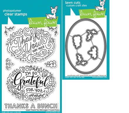 LF2936 - giant thank you messages - lawn cuts