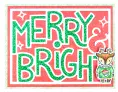 LF2973 - giant outlined merry & bright