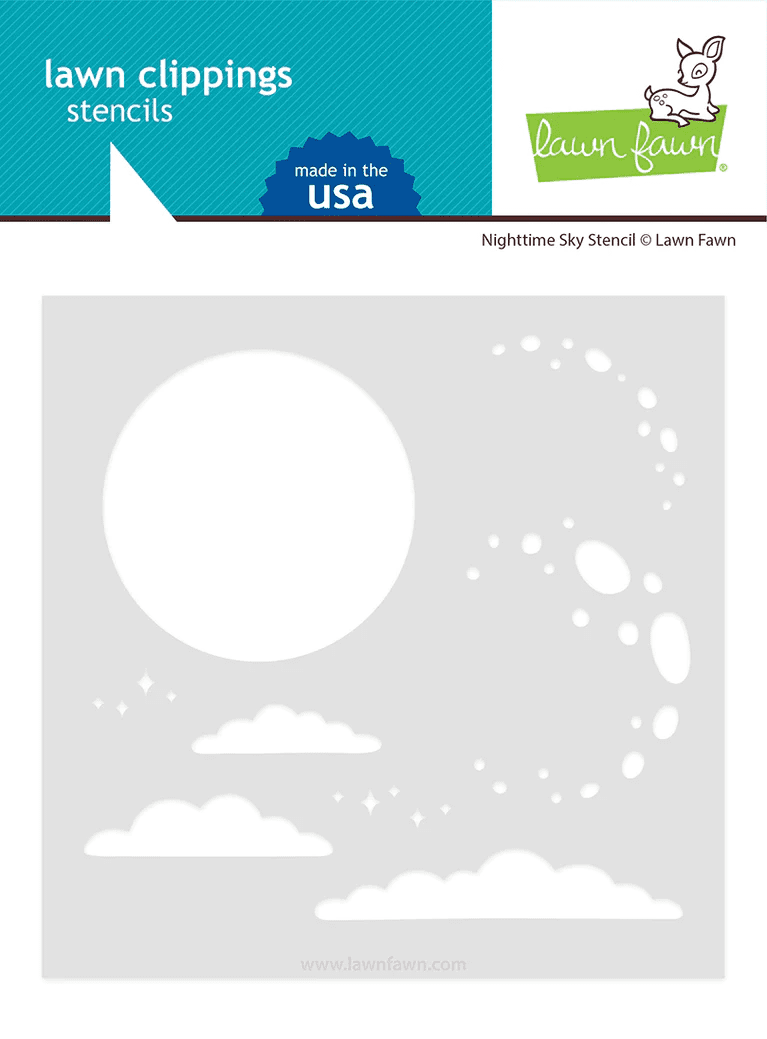 LF2980 - Night-time - Lawn Fawn Stencils