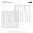 LF2981 - birch tree stencils - Lawn Fawn