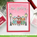 LF2982 - Snow flurries background - Lawn Fawn Stencils