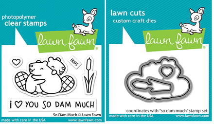 LF3013 - so dam much - Lawn Fawn Clear Stamp