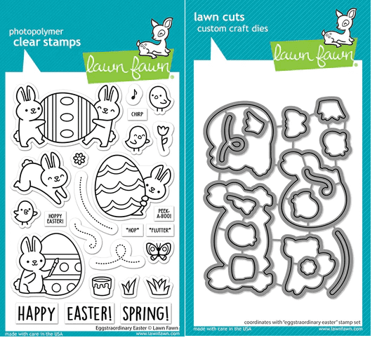 LF3077 - eggstraordinary easter - Lawn Fawn Stamps