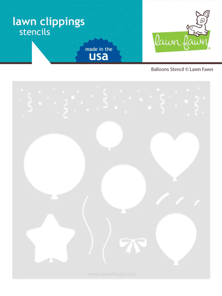 LF3111 - balloons stencil