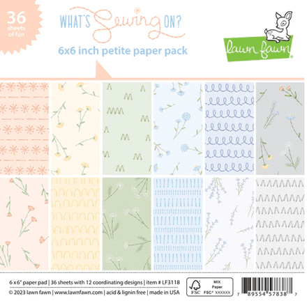 LF3118 - what's sewing on? petite paper pack