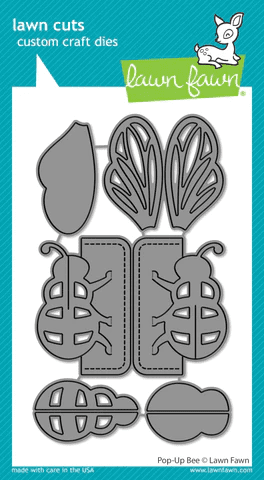 LF3138 - pop-up bee - Lawn Fawn Die Cut