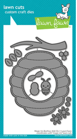LF3139 - magic iris beehive add-on - Lawn Fawn Die