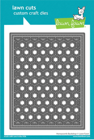 LF3142 -honeycomb backdrop - Lawn Fawn Die