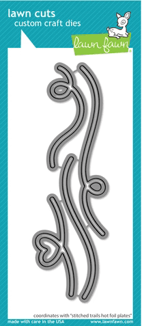 LF3144 - stitched trails hot foil plates lawn cuts