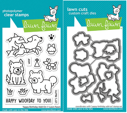 LF3161 - yappy birthday add-on lawn cuts