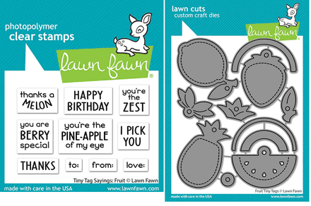LF3172 - fruit tiny tags - Die Cuts