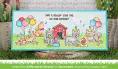 LF3190 - slimline grassy stencil