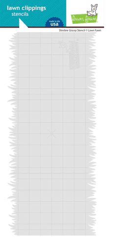 LF3190 - slimline grassy stencil