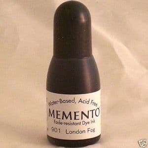 LONDON FOG Re-Inker for Memento ink pad, 15ml bottle