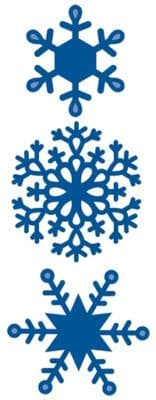 LR0125 SNOWFLAKES Cut+Emboss die MARIANNE CREATABLES
