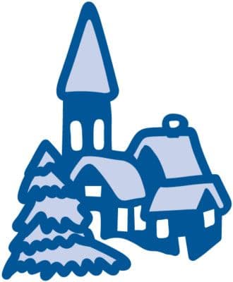 LR0172 ~ VILLAGE #1 ~ MARIANNE CREATABLES Cut+Emboss die.