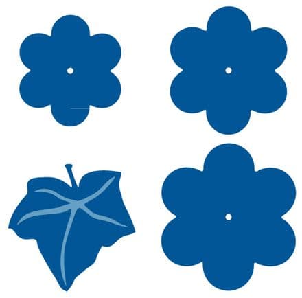 LR0196 ~ FLOWER & LEAF ~ Marianne cut & emboss dies