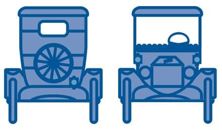 LR0197 ~ MODEL T FORD ~ Marianne cut & emboss dies