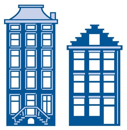 LR0207 AMSTERDAM cut + emboss dies Marianne