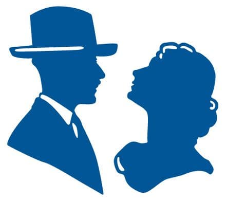 LR0211 LORD and LADY Silhouettes Marianne Creatables die