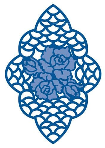 LR0213 ANJA'S ROSES Centrepiece die Marianne Creatables