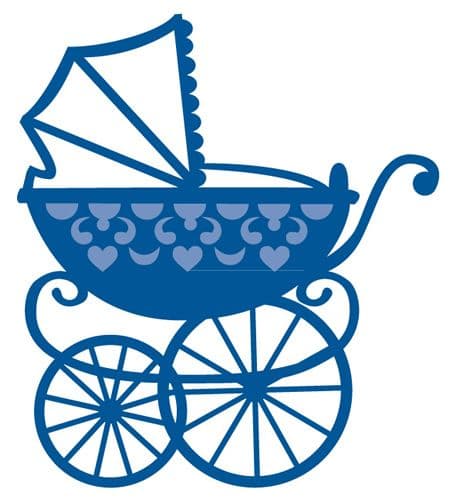 LR0218 BABY PRAM dies Marianne Creatables