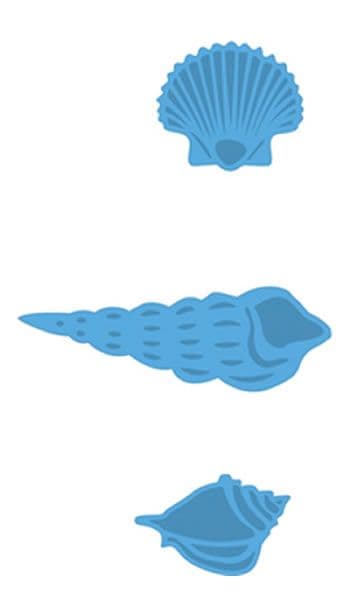 LR0230 ~ SEA SHELLS ~ 3 dies Marianne Creatables