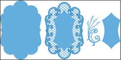 LR0236 ~ LARGE OVALS by Anja ~ 4 dies Marianne Creatables