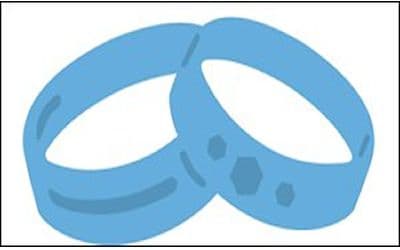 LR0238 ~ WEDDING RINGS ~ Marianne Creatables