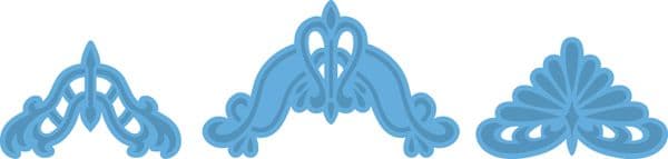 LR0285 ~ ANJA'S VINTAGE CORNERS ~ Marianne Creatables die