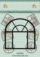 MD0006 ARCH WINDOW ~ Dixi Craft Cutting Die