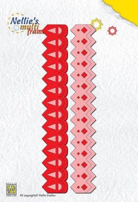 MFD 019 ZIG-ZAG BORDERS NELLIE SNELLEN Multi-frame dies