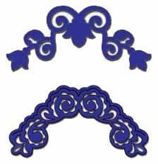 MFD 031 ~ CORNERS-2 ~ cut + emboss NELLIE SNELLEN