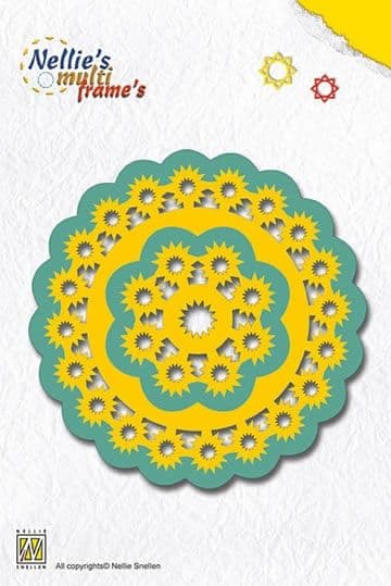 MFD 035 ROUND STARS Nellie Snellen cut + emboss dies