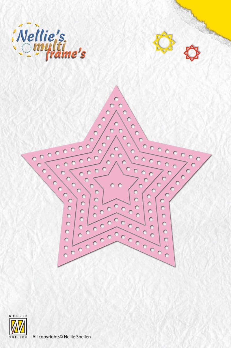 MFD 050 ~ STAR 3 ~ Nellie Snellen cut + emboss dies.