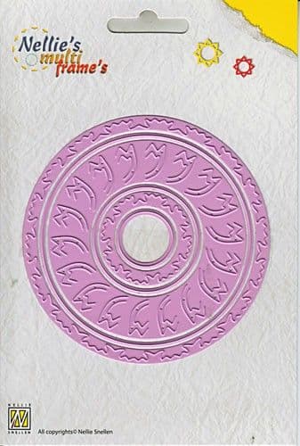 MFD 051 ~ INCIRE ROUND 3 ~ Nellie Snellen cut + emboss dies.