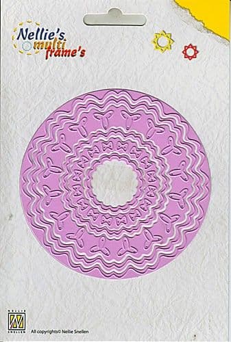 MFD 052 ~ INCIRE ROUND 4 ~ Nellie Snellen cut + emboss dies.