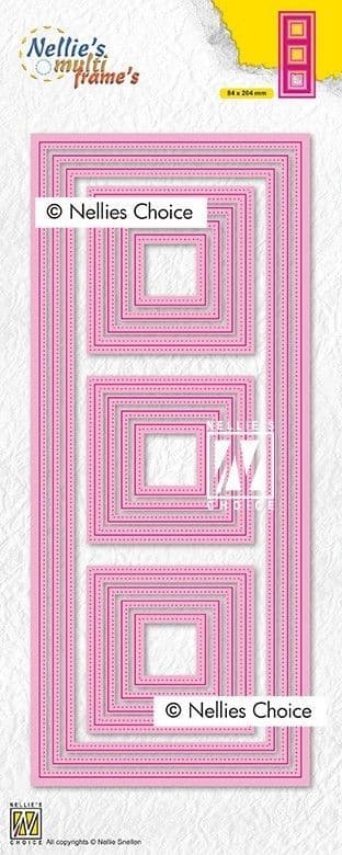 MFD140 - Squares - Multi Frame Slimline Dies - Nellie Snellen