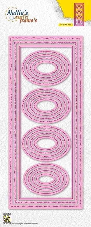 MFD141 - Oval Multi Frame Dies - Nellie Snellen